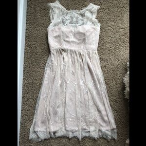 BHLDN Lace Bridesmaid Dress